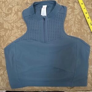 Lululemon Athletica Blue Crop Top